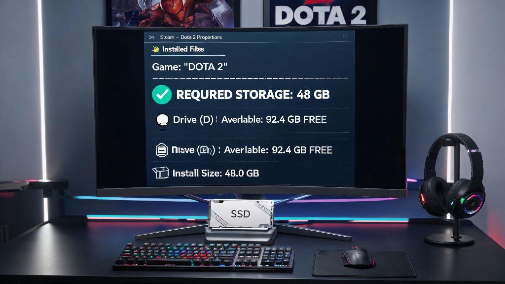 How Many GB is Dota 2? 2026 Complete Install Size Guide for New Players